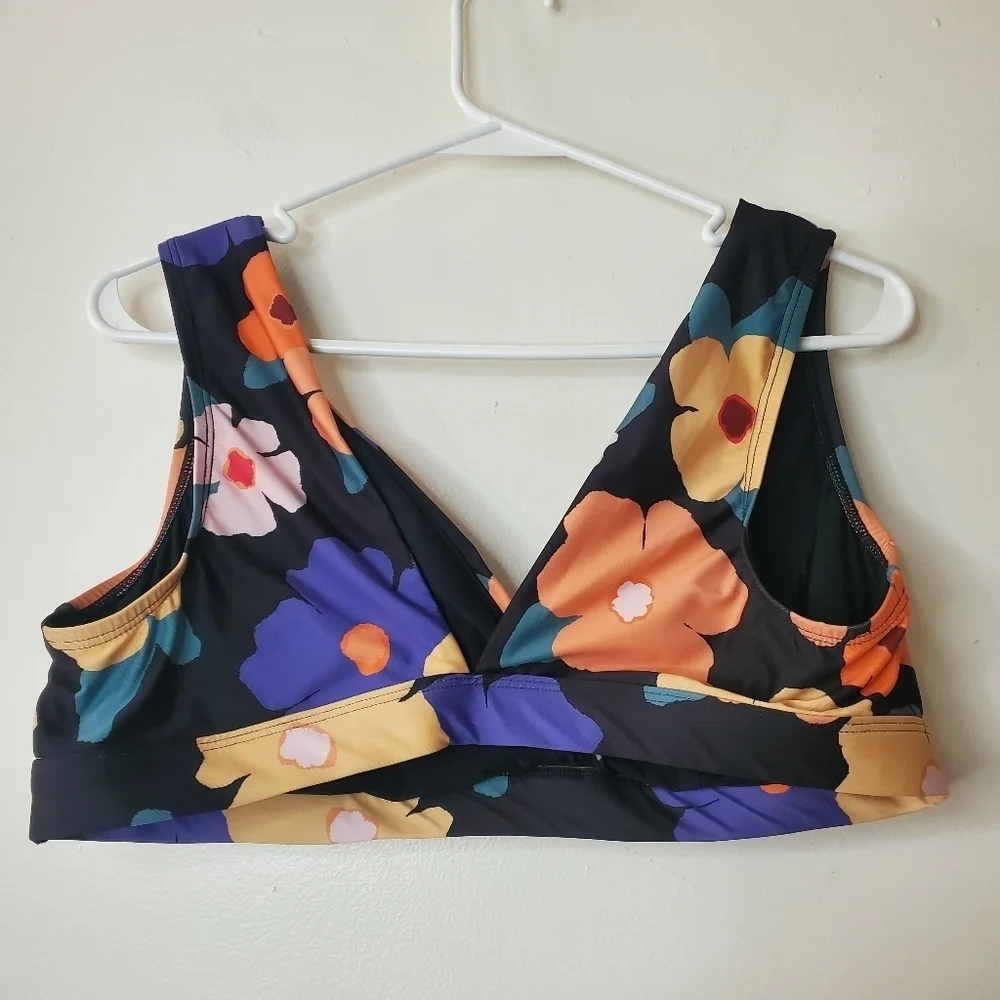 ModCloth Madison Bikini Swim Top Retro Bloom Size 1X